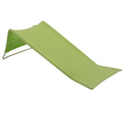 Leżak kąpielowy niski gruba frota zielony 2