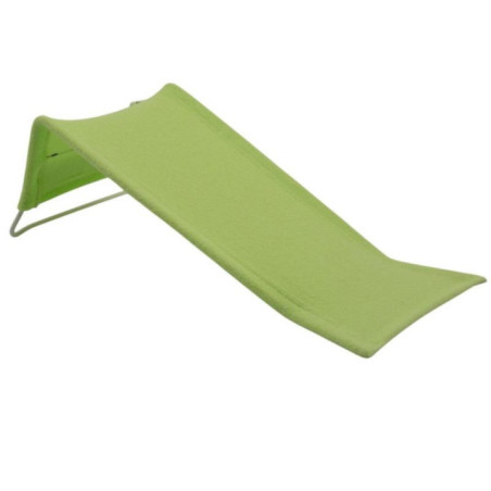 Leżak kąpielowy niski gruba frota zielony