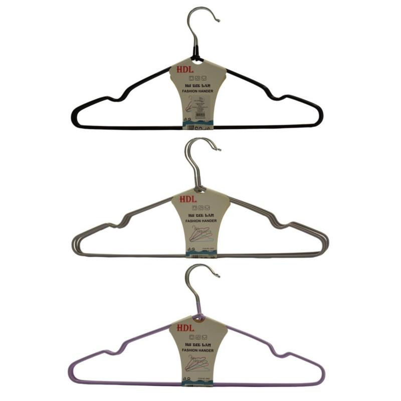 Wieszaki na ubrania 3 sztuki metalowe MRY3006 mix