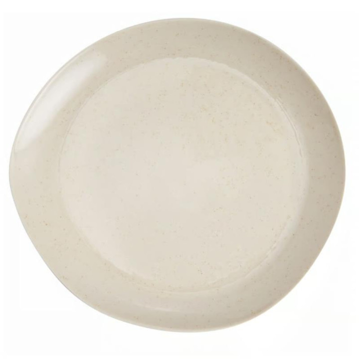 Talerz Organic deserowy 22cm beżowy