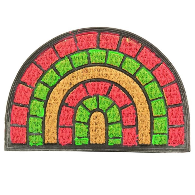 Wycieraczka 40x60cm guma/sznurek Panama półokrągła