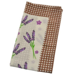 Ścierka Grecja 52x66cm Lawenda brązowa 2