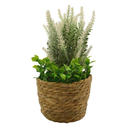 Lawenda sztuczna w donicy 26cm 09.804958