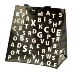 Torba na zakupy PP Alfabet 34x34x22cm 2