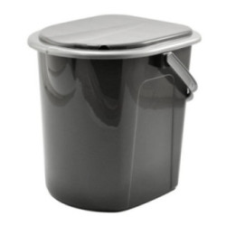 Wiadro-toaleta szare 22L VK171096