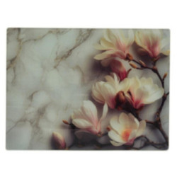 Deska do krojenia szklana 30x40cm magnolia 2