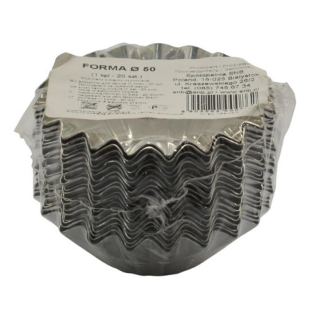 Foremki do pieczenia SNB 50mm 20szt