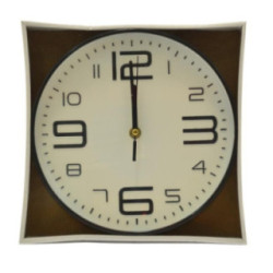 Zegar plastikowy 23cm czarny MRY1829 2