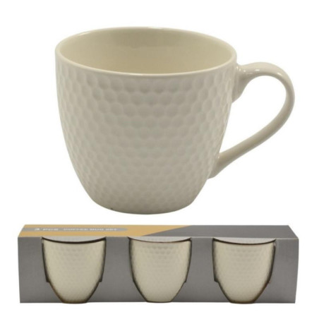 Kubki 3 sztuki 220ml ceramiczne MRY3966