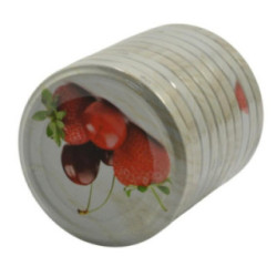 Zakrętki 10szt fi 82 6z owoce F04 klik 2