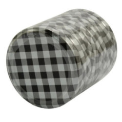 Zakrętki 10szt fi 82 6z kratka czarna klik 2