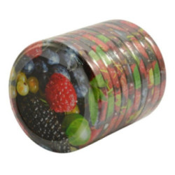 Zakrętki 10szt fi 82 6z owoce F99 klik 2