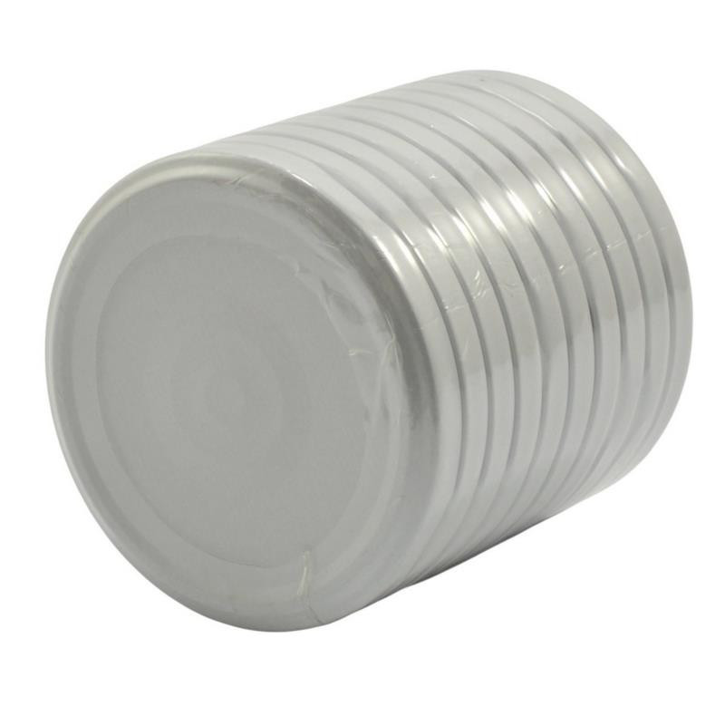 Zakrętki 10szt fi 82 4z biała klik