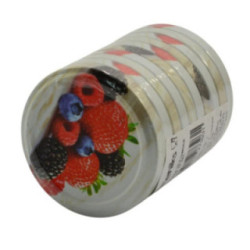 Zakrętki 10szt fI 66 4z owoce F02 2