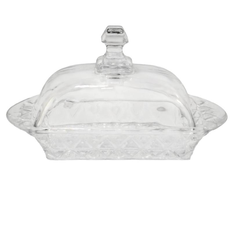 Maselniczka szklana Karo 17x11,5x9cm