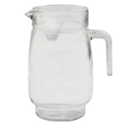 Dzbanek szklany 1,5l z pokrywką 2