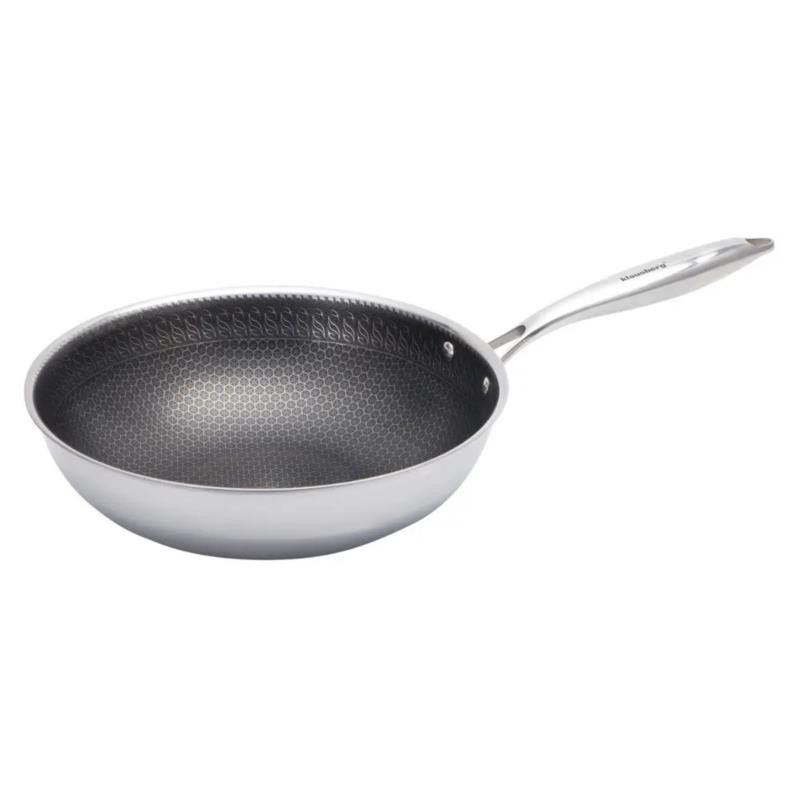Patelnia wok 28cm stal nierdzewna Klausberg KB-9024