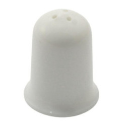 Pieprzniczka Eva 5,5cm biała szkło hartowane 2