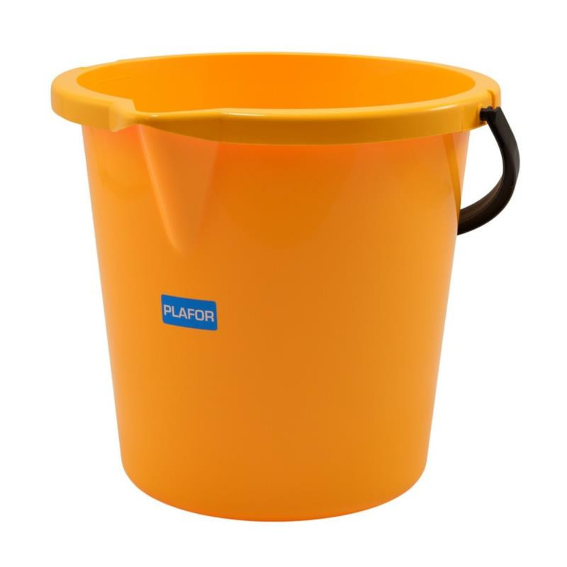 Wiadro 12L plastikowe z wylewką mix 533-00 podziałka