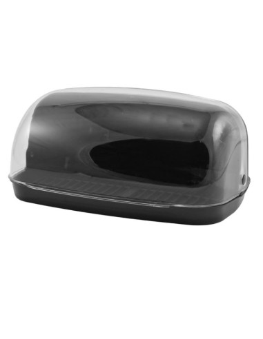 Chlebak plastikowy Maxi grafitowy 36x27x18cm