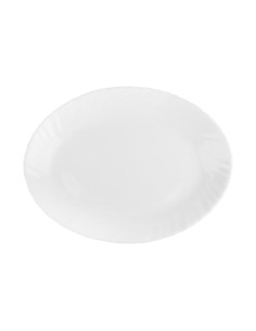 Półmisek Agnes 25cm biały HBLXYP-100 szkło hartowane