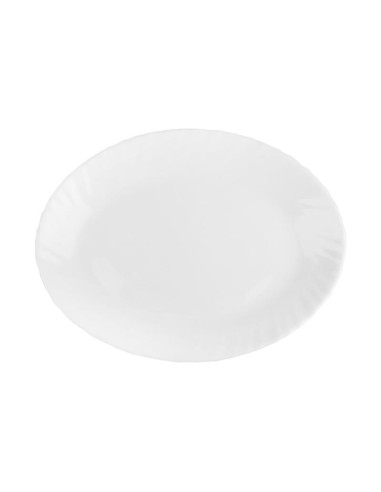 Półmisek Agnes 25cm biały HBLXYP-100 szkło hartowane