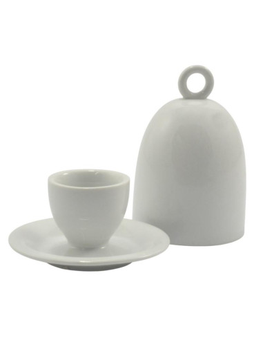 Podstawka pod jajko ceramiczna z pokrywka