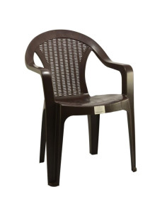 Krzesło ogrodowe brązowe 56x42x78cm 6345