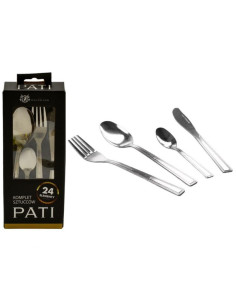 Sztućce 24 elementy Hausmann Pati połysk