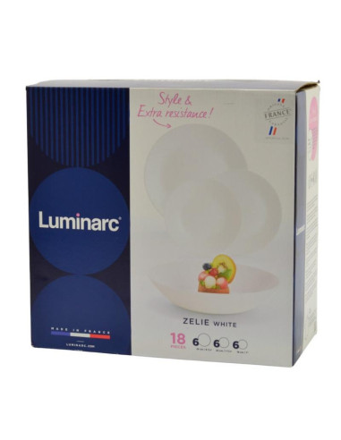 Serwis obiadowy Luminarc Zelie 18 elementów