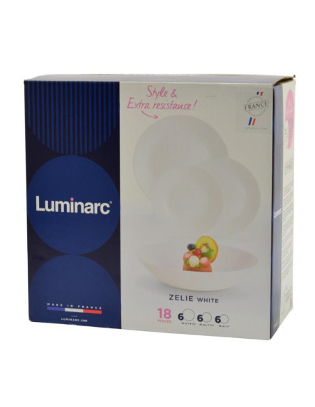 Serwis obiadowy Luminarc Zelie 18 elementów