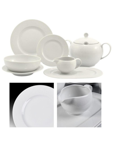 Serwis obiadowy Waza WA-98 B.Koronka 43 elemnenty.