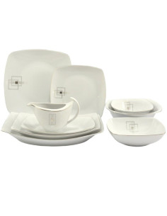 Serwis obiadowy Chodzież Akcent E635 44 elementy