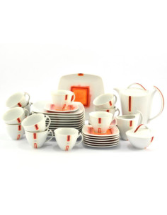 Serwis kawowy 39 elementów Akcent 9980