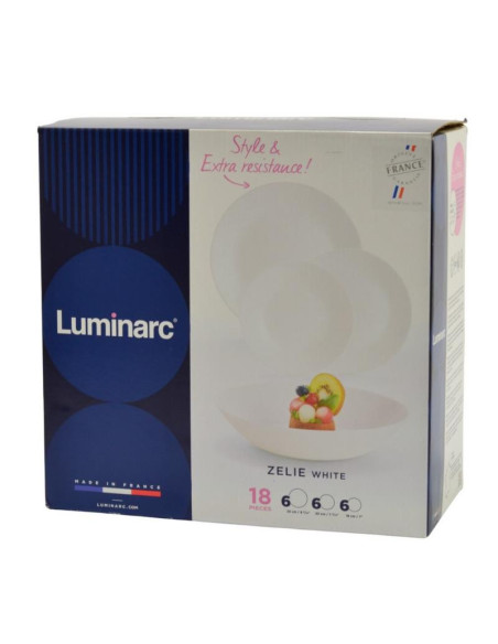 Serwis obiadowy Luminarc Zelie 18 elementów