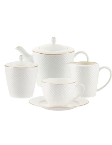 Serwis do herbaty 6/22 Villa Italia Bari Gold ES726