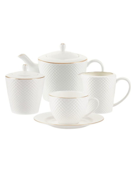 Serwis do herbaty 6/22 Villa Italia Bari Gold ES726