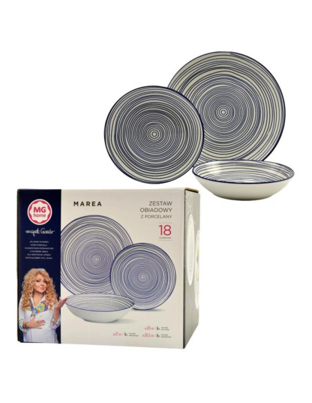 Serwis obiadowy MG Home 18 elementów Marea