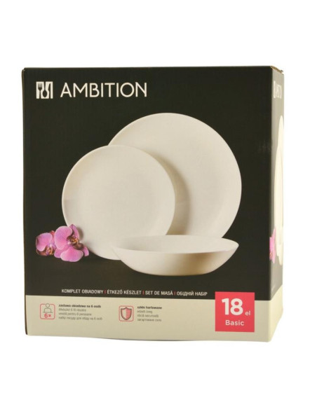 Serwis obiadowy Ambition Basic 18 elementów 42861