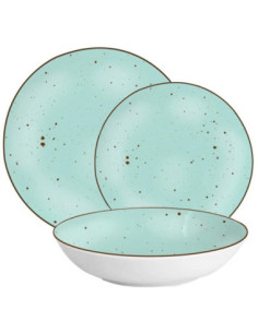 Serwis obiadowy MG Home 18 elementów Gemma Green