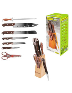 Noże w bloku 8 elementów Maestro MR-1406