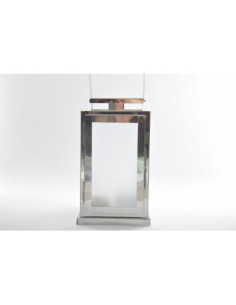 Lampion metal/plastik z oświetleniem LED 24526