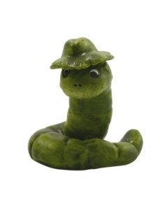 Figurka Robak 16cm ceramiczna 184