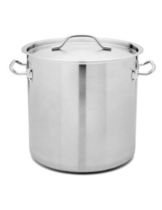 Garnek gastronomiczny 36,5L z pokrywką satyna