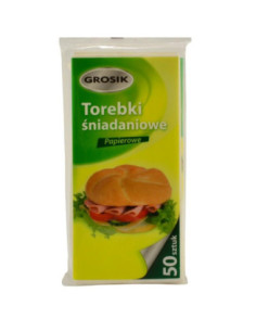 Torebki śniadaniowe papierowe 10x21cm 50szt