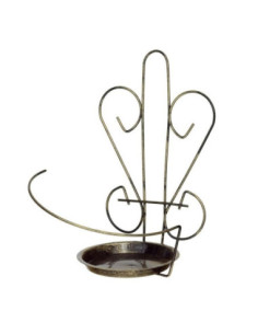 Kwietnik ścienny 1-K złota patyna 13