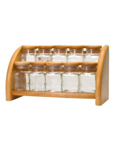 Przyprawniki 10 elementów na półce President