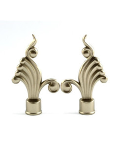 Końcówki 25 Fantazja chrom mat