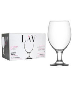 Szklanki do piwa 400ml 6szt Misket