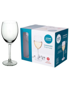 Kieliszki do wina 250ml 6szt Diamond